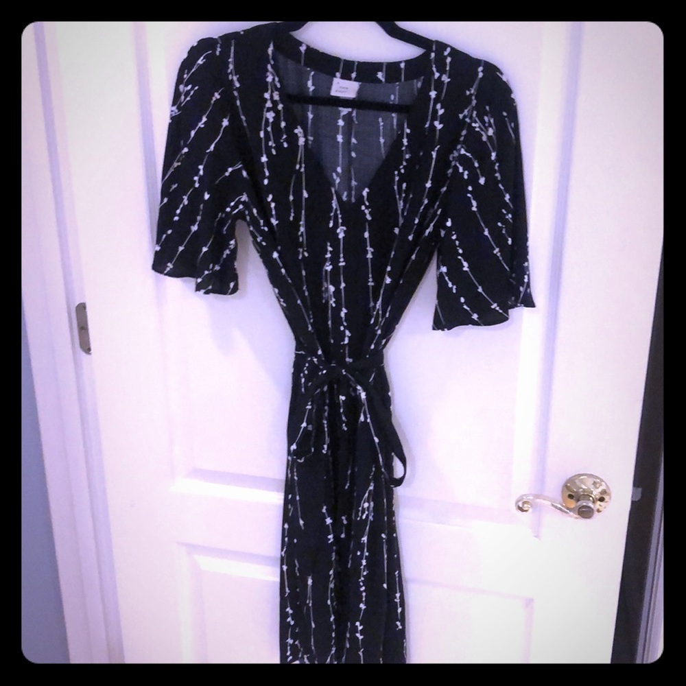 Anthropologie black and white dress. Brand new!